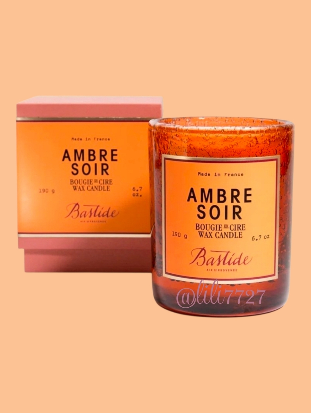 Anthropology Bastide Ambre Soir Scented Candle 6.7 oz Exotic Dreamy Home Scent - Picture 15 of 16